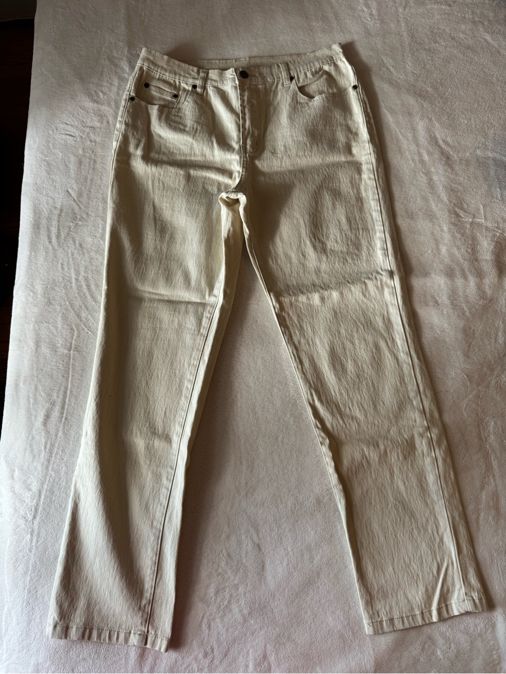 DG2 Tan-Cream Women's Super Stretchy Jeans